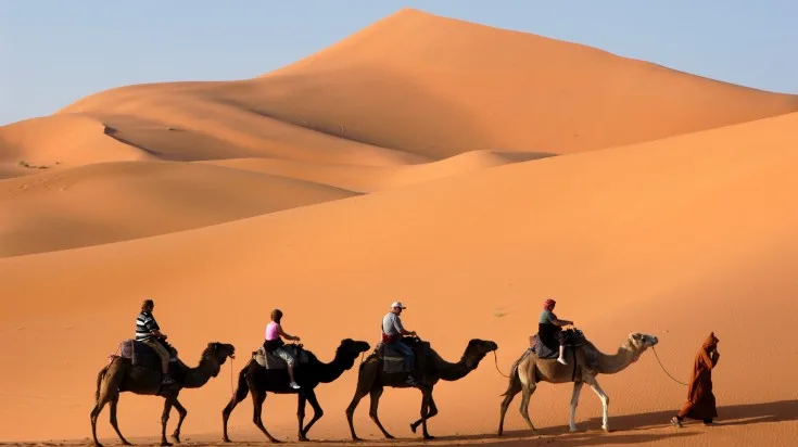Morocco in January weather temperature and travel Tour Desert Morocco