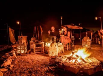 agafay desert camel ride dinner and music show