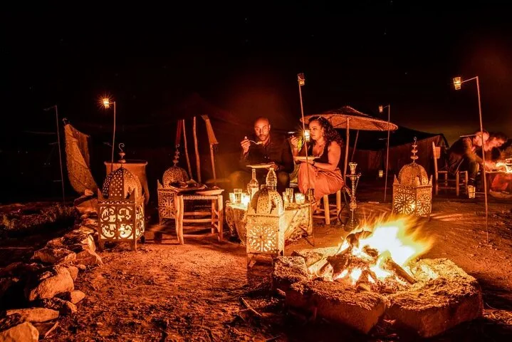 agafay desert camel ride dinner and music show